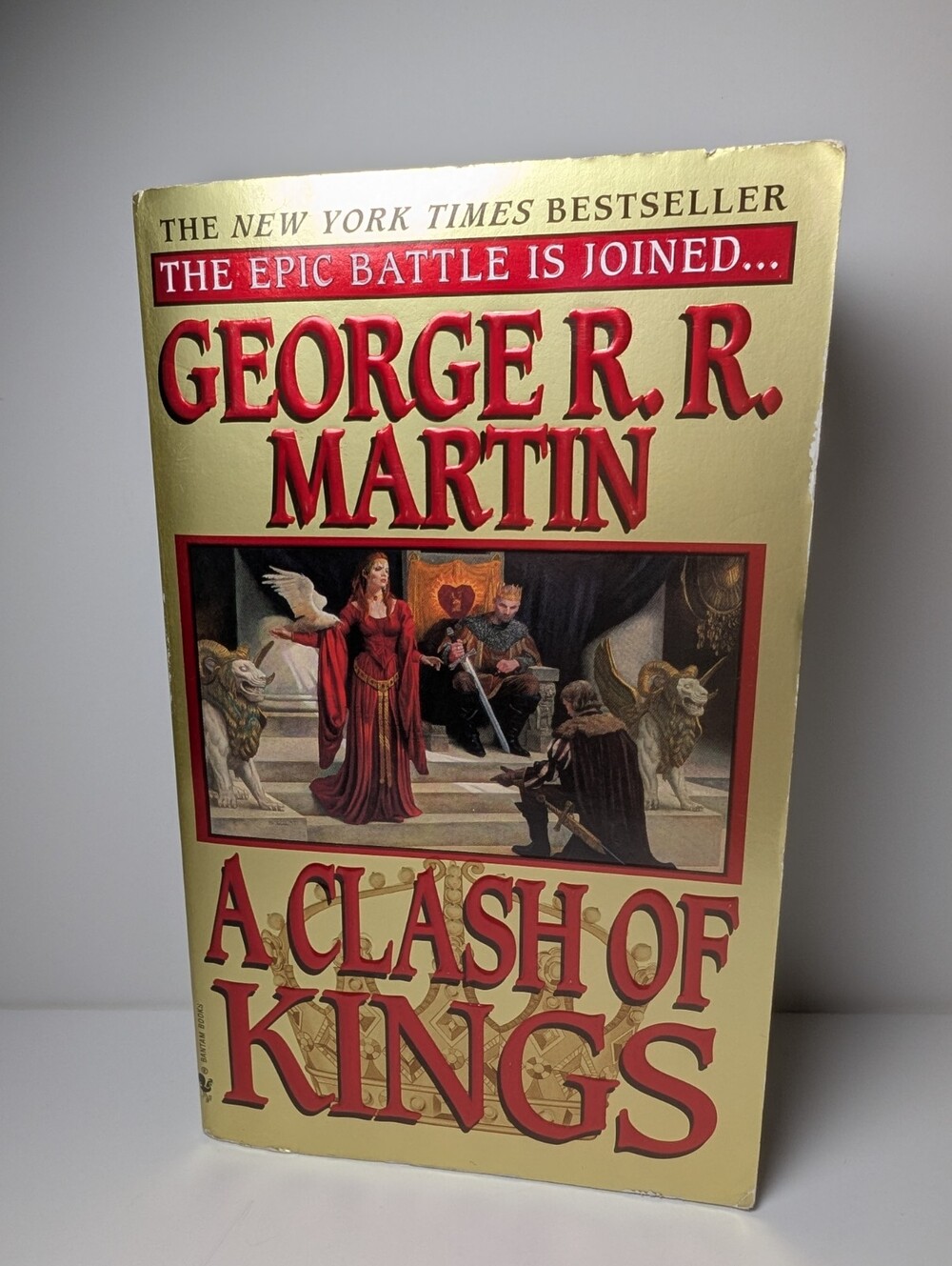 A Clash Of Kings Bantam Books First Edition First Print Paperback Book 1999
